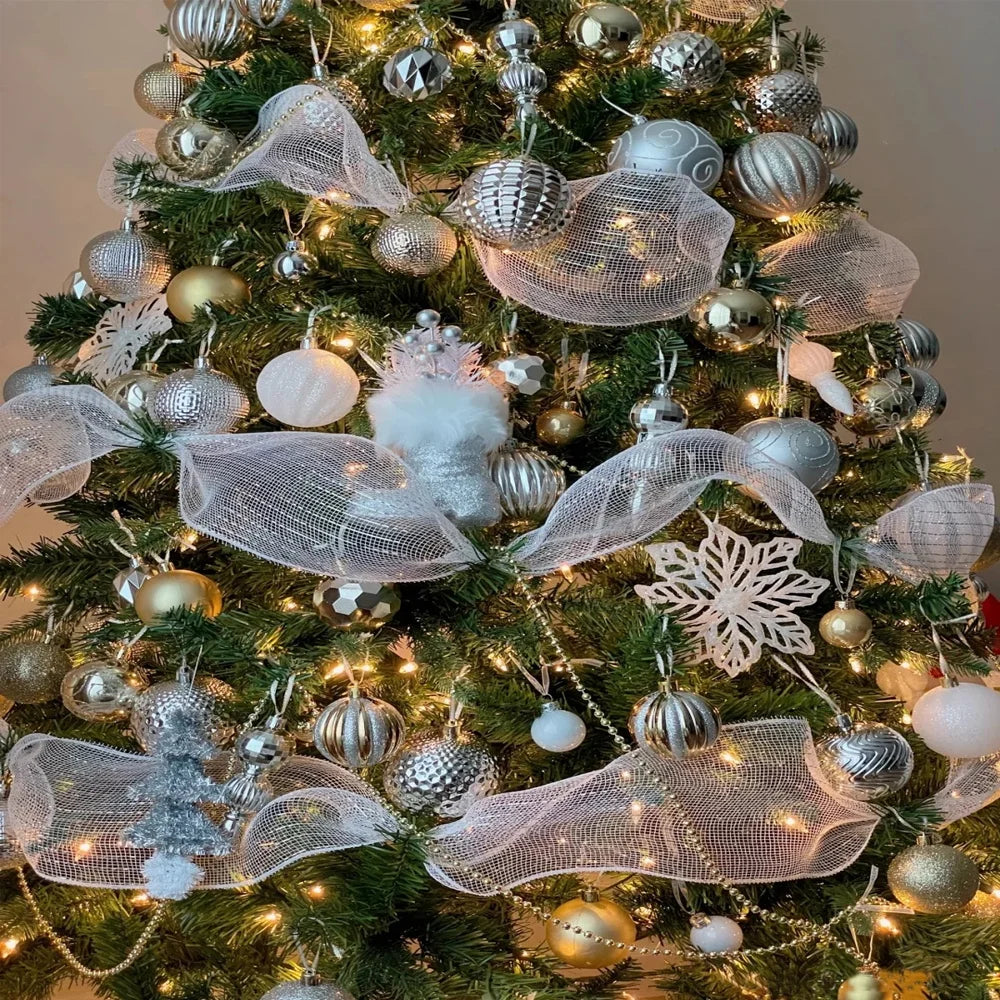9M Christmas Ribbon Hanging Ornaments