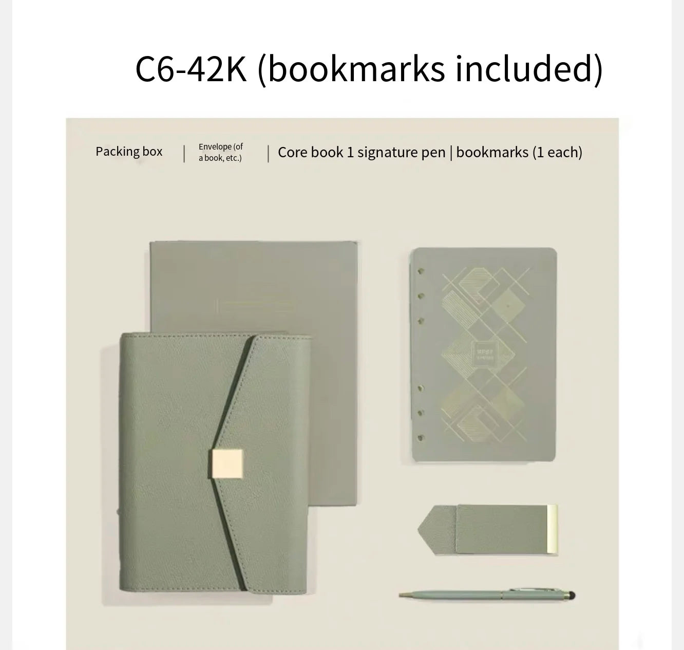 A5 PU Leather Refillable Notebook Planner.