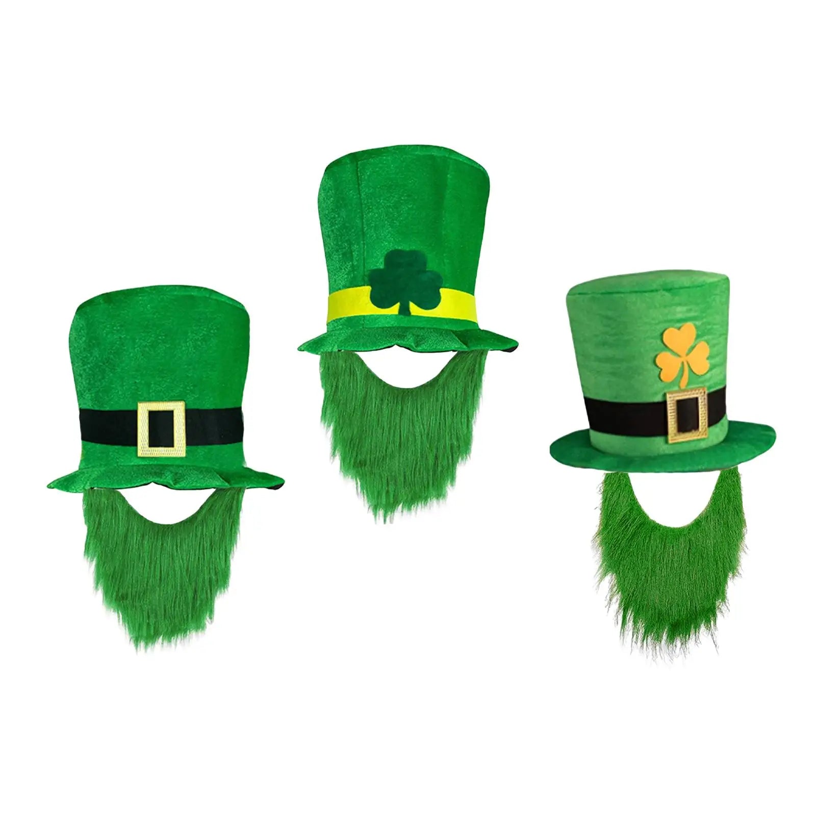 St. Patrick's Day Leprechaun Hat with Beard