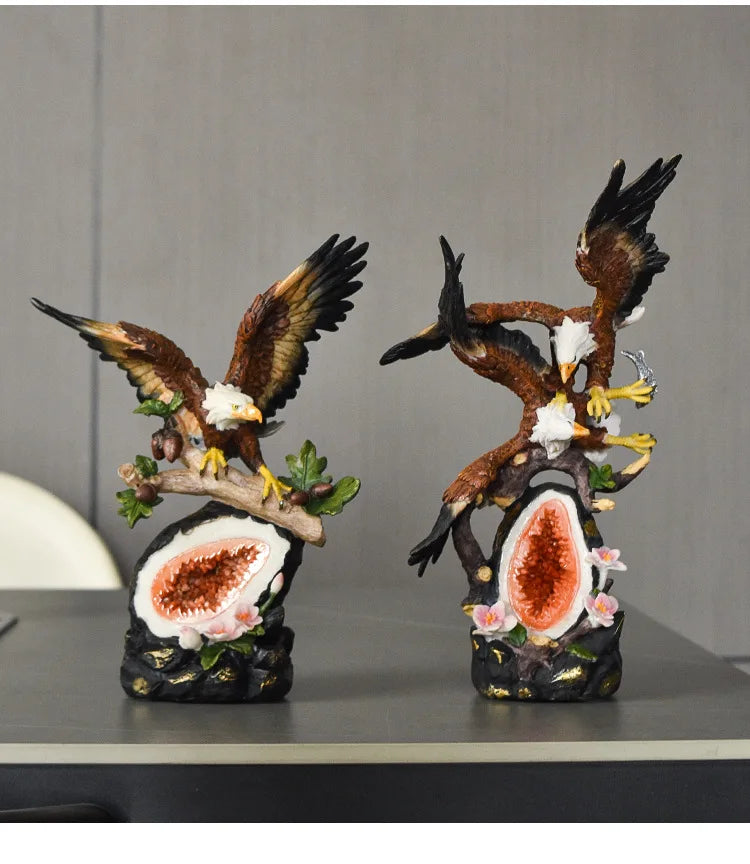 Independence Day July Fourth 7.4th American bald eagle roc wings resin crafts ornaments office hotel high-end eagle decorations
