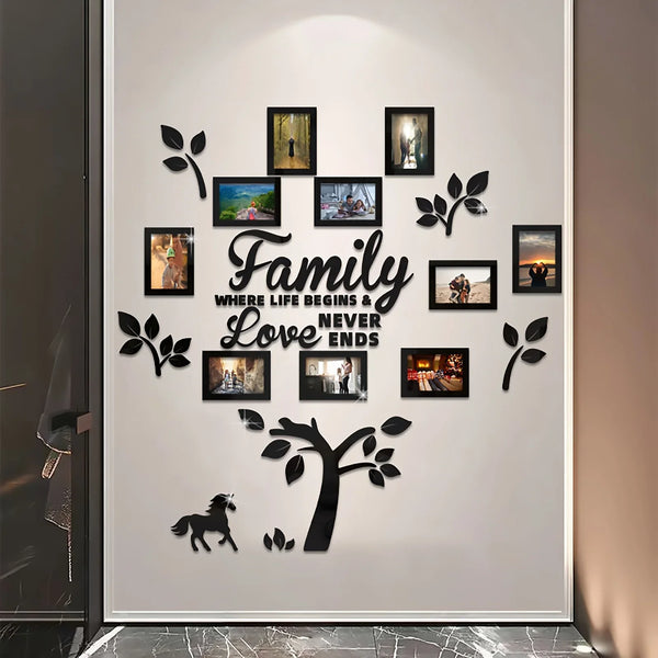 3D Acrylic Wall Photo Frame Set
