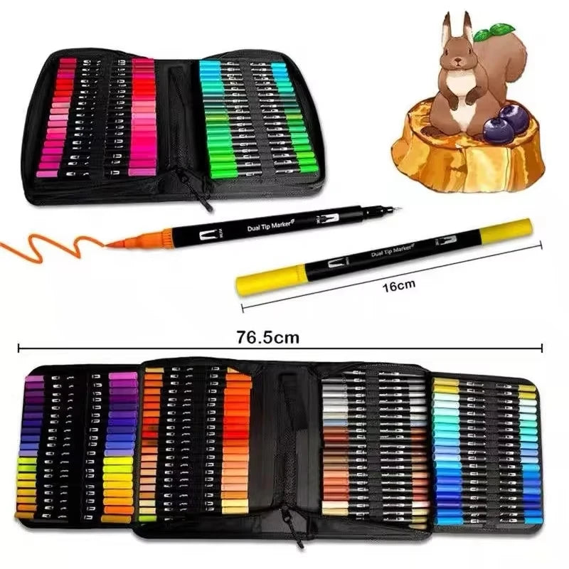 Watercolor & Fine liner Art Set