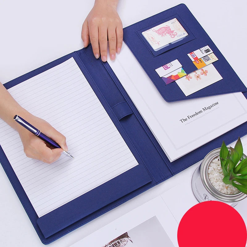 Personalized PU Leather Conference Folder