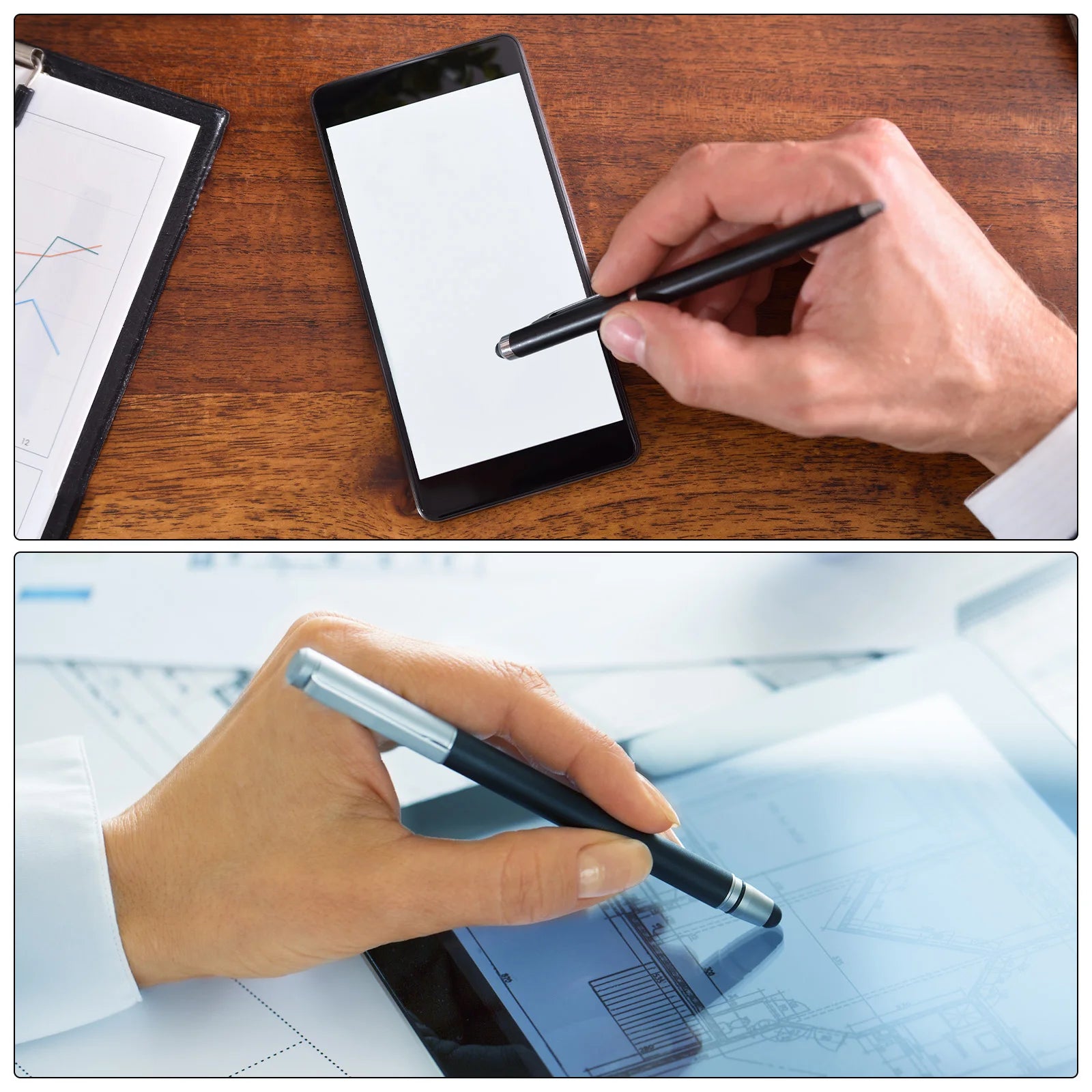3/5pcs Stylus Pens – Dual-Tip Universal Touchscreen Stylus