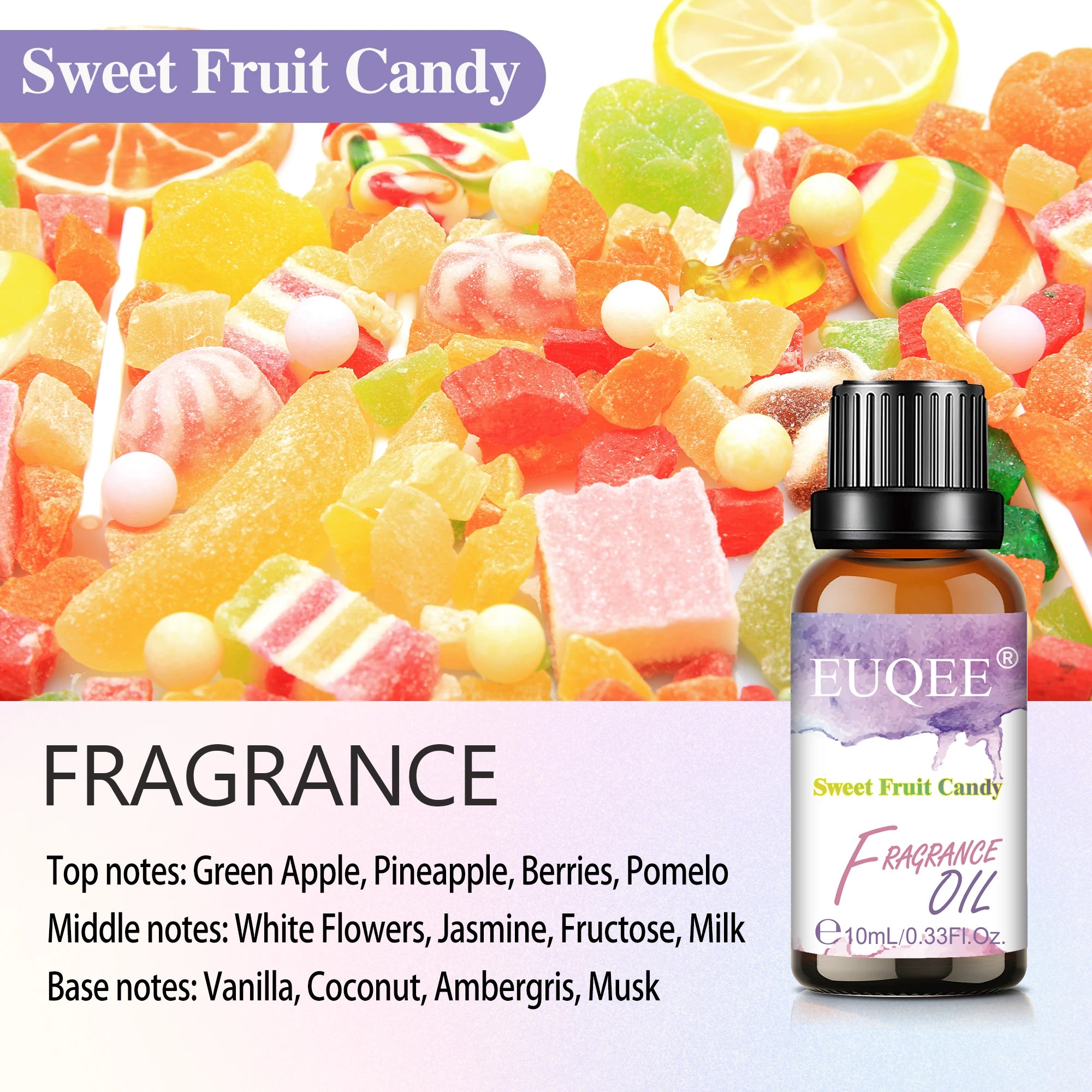 EUQEE Fragrance Oil for Diffusers and Candles