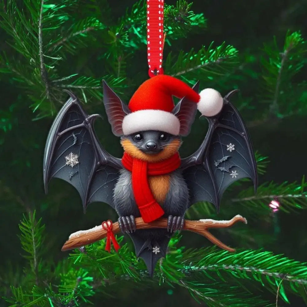2D Christmas Animal Tree Pendants
