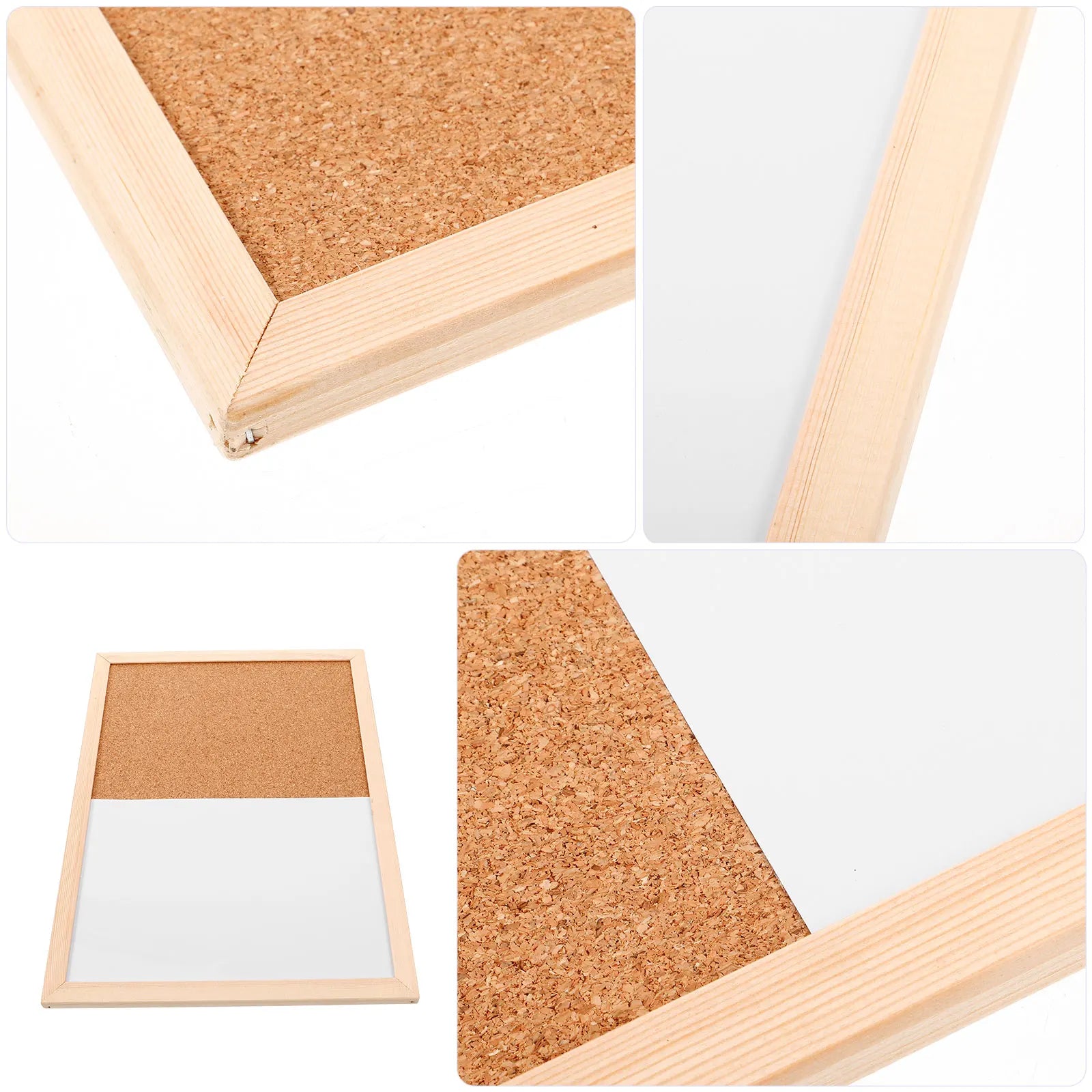 Framed Cork & Whiteboard Note Board