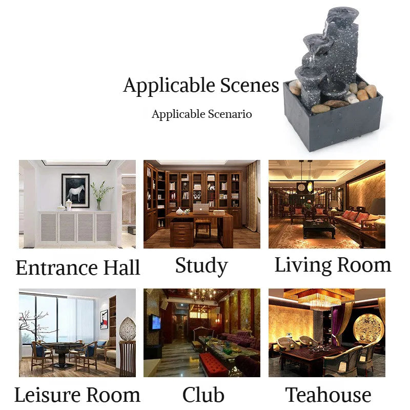 Desktop Feng Shui Waterfall Fountain