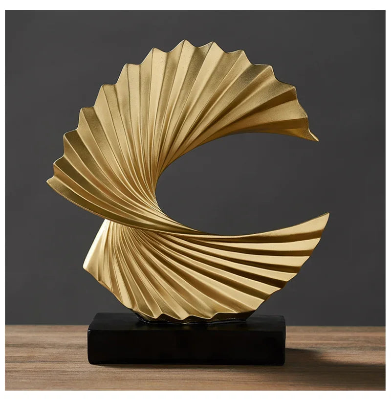 Modern Abstract Resin Sculpture Home Décor