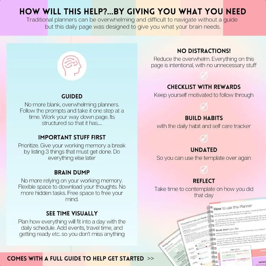ADHD Daily Planner – Task & Productivity Organizer