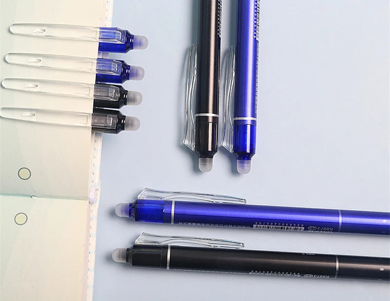 Gel Pen Set – Black & Blue Ink with Refills
