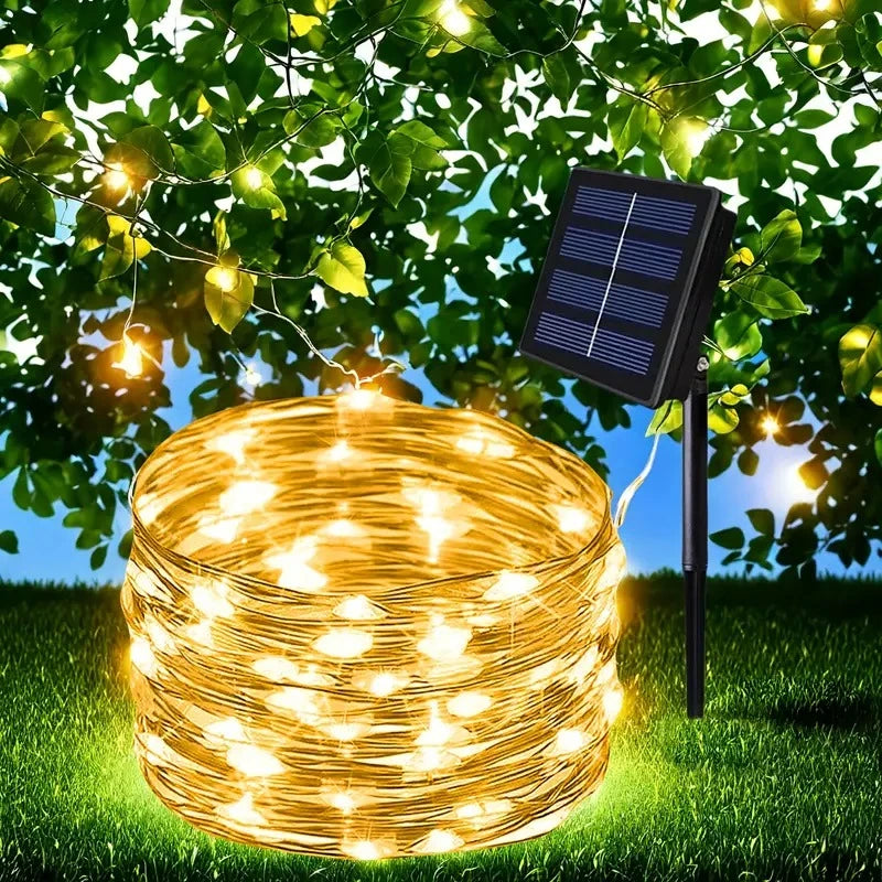 Outdoor Solar LED Fairy String Lights