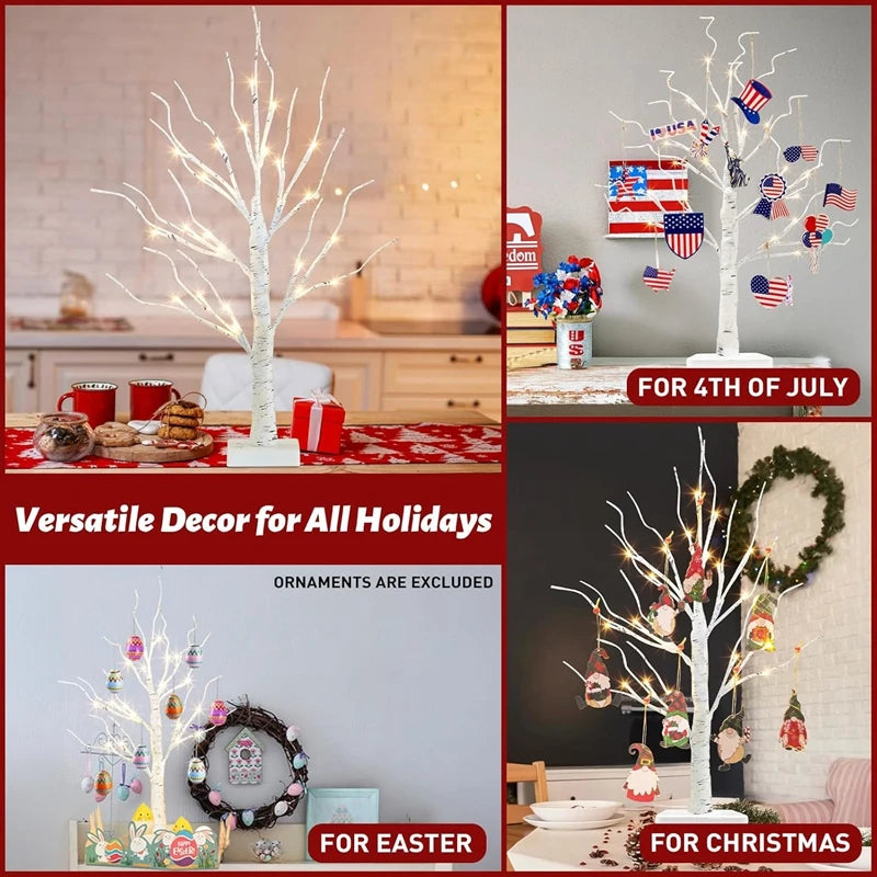 Easter LED Birch Tree Decoration