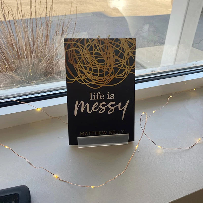 4PCS Clear Acrylic Book