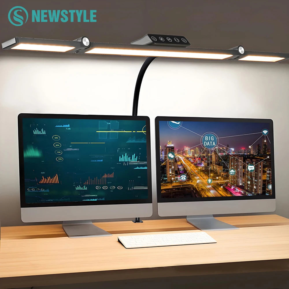 24W Ultra Bright LED Desk Lamp with Clamp