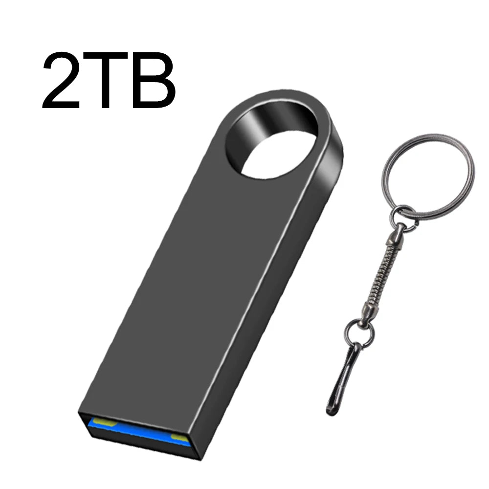 Metal USB Flash Drive – 128GB to 2TB High-Speed USB 3.0