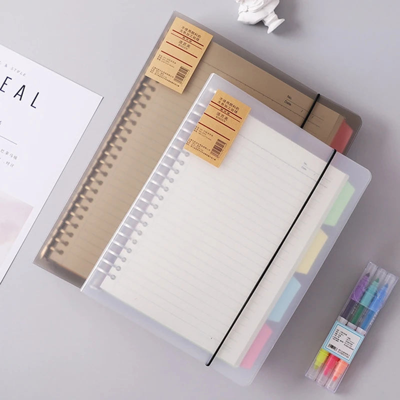 Refillable A4/B5/A5 Binder Notebook