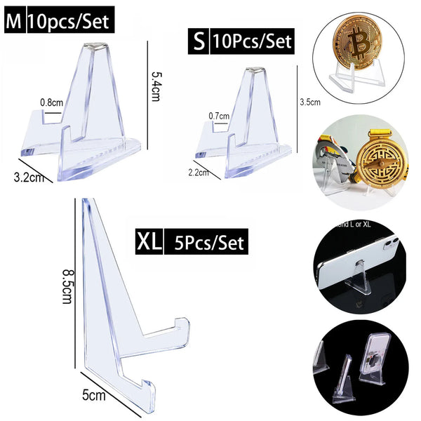 Clear Acrylic Triangle Display Stand