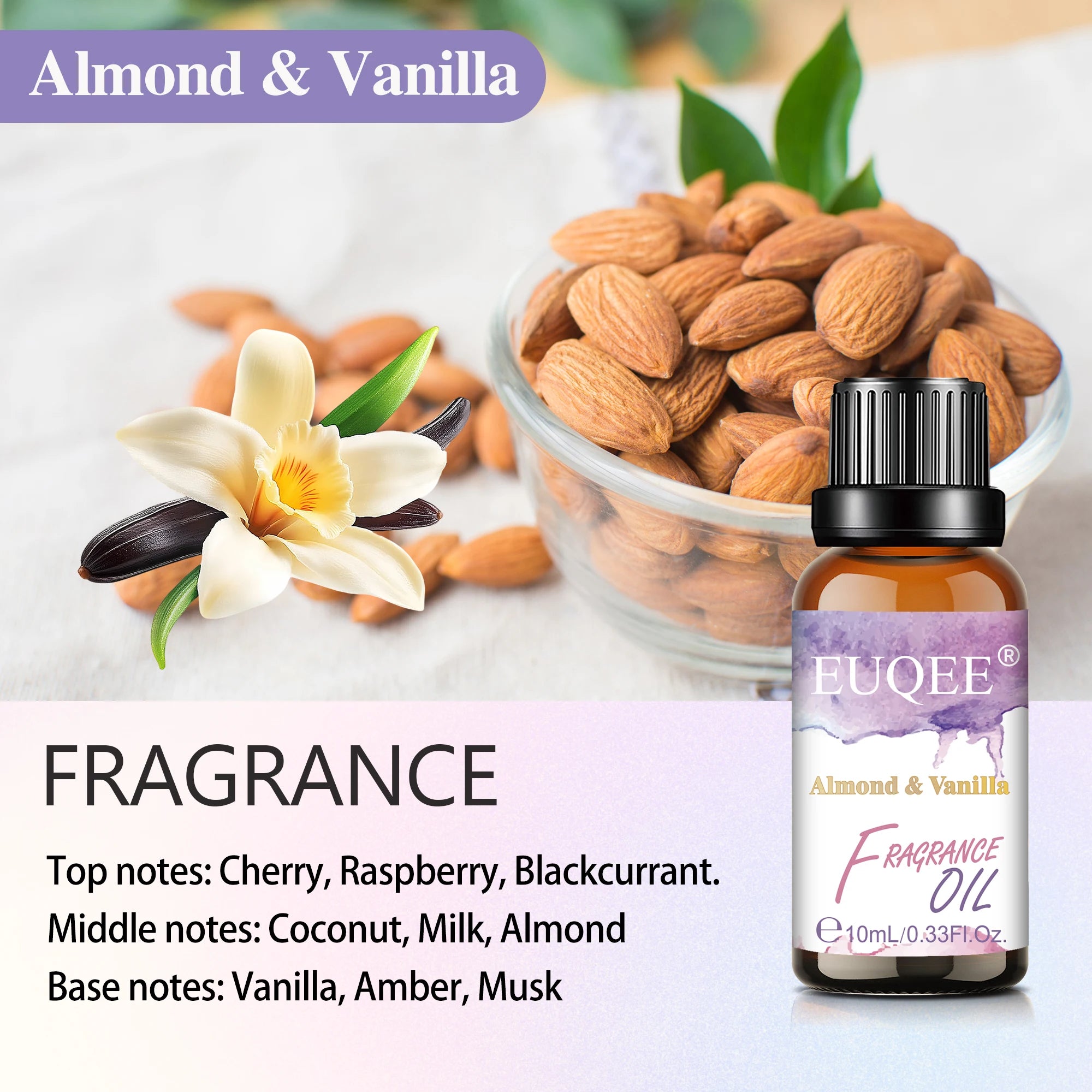 EUQEE Fragrance Oil for Diffusers and Candles