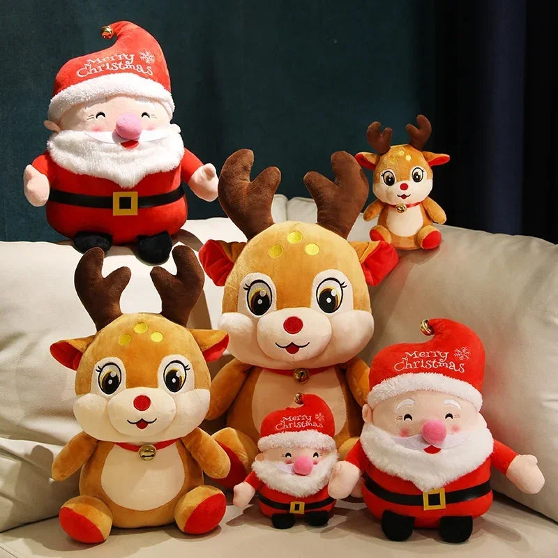 Cute  – Santa, Elk & Snowman