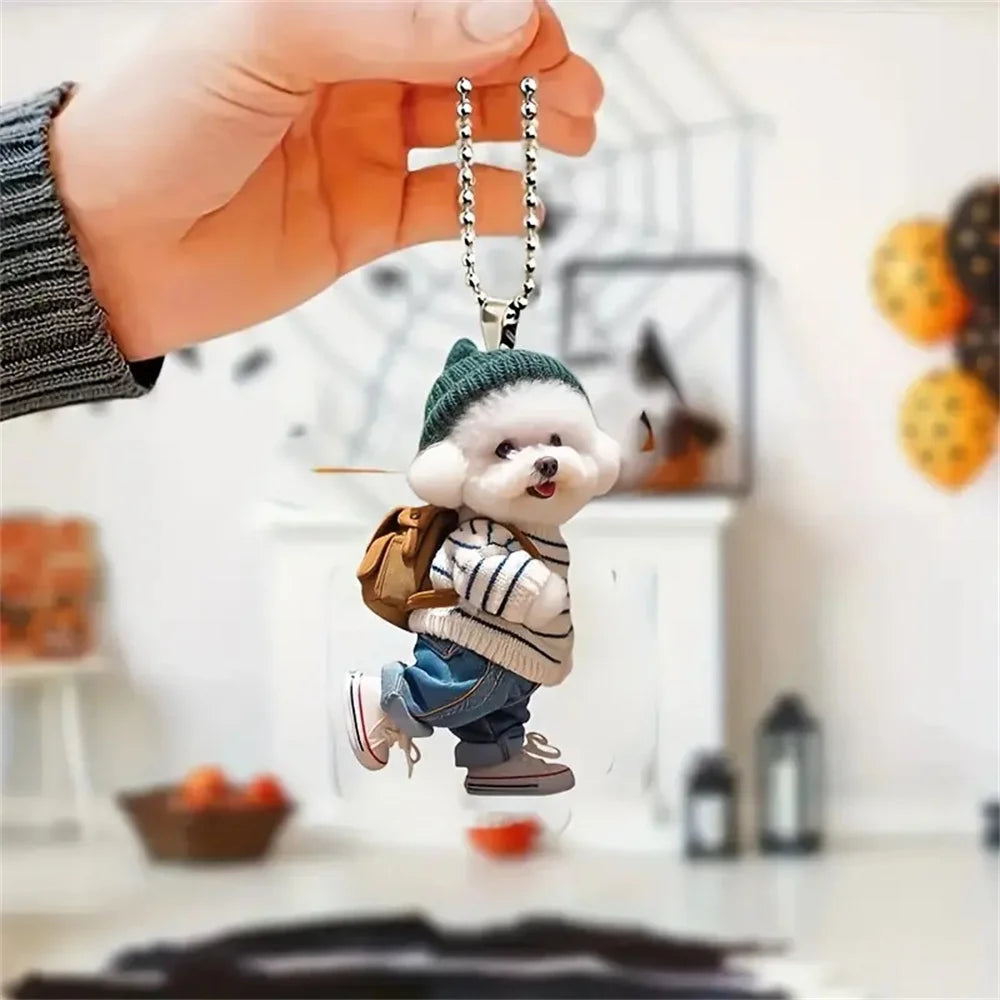 Acrylic Dog & Cat Ornament