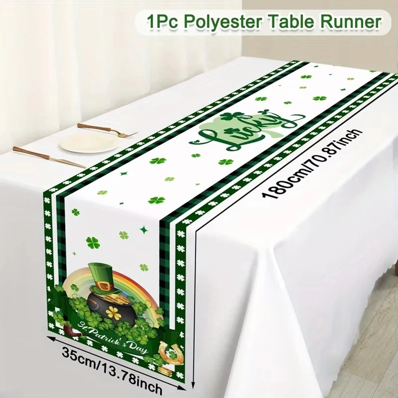St. Patrick's Day Clover Table Runner