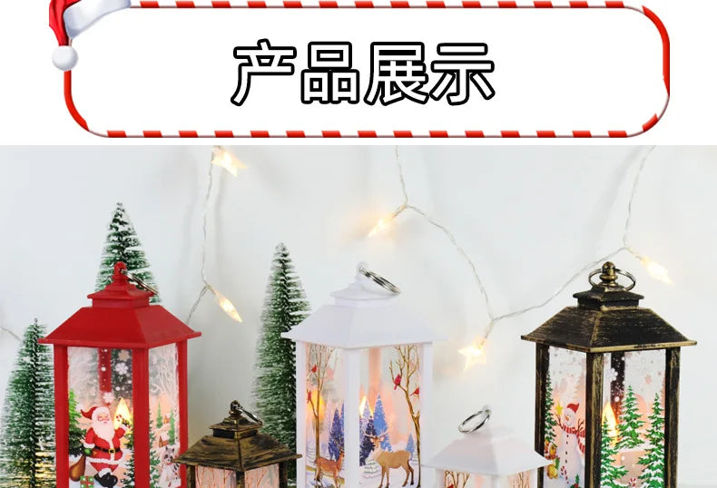 Christmas Snowman LED Candle Lamp