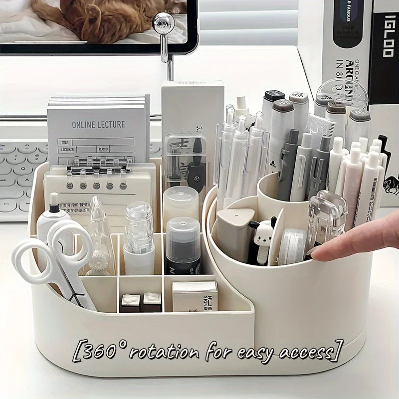 Rotating Desk Organizer with Pen Holder