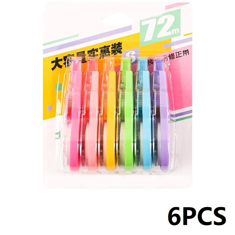 6PCS Corrector Tape