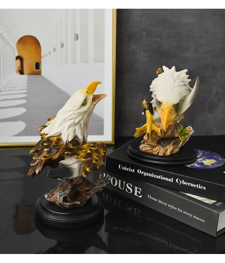 Independence Day July Fourth 7.4th American bald eagle roc wings resin crafts ornaments office hotel high-end eagle decorations