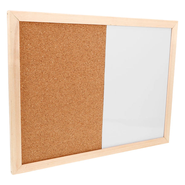 Framed Cork & Whiteboard Note Board