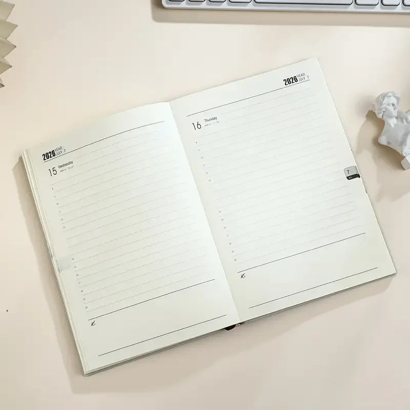 2026 A5 Daily Schedule Notebook – 365-Day Planner