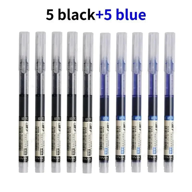 10-Piece Needle Tip Gel Pen Set