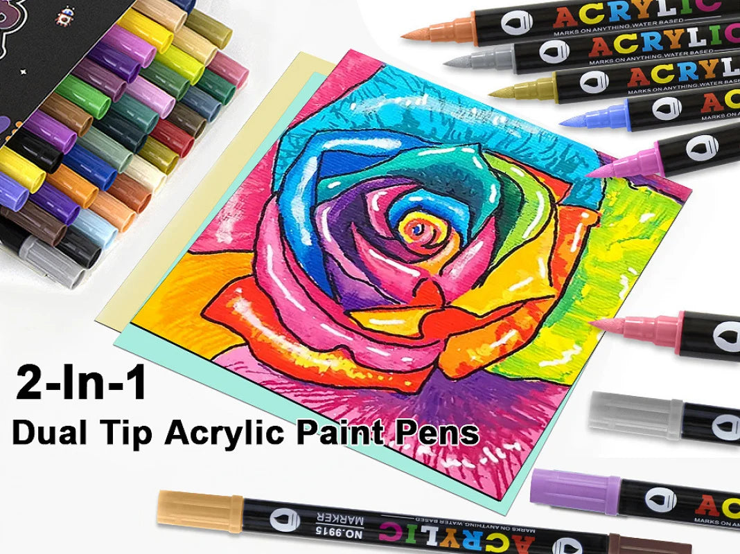 Acrylic Paint Markers Set