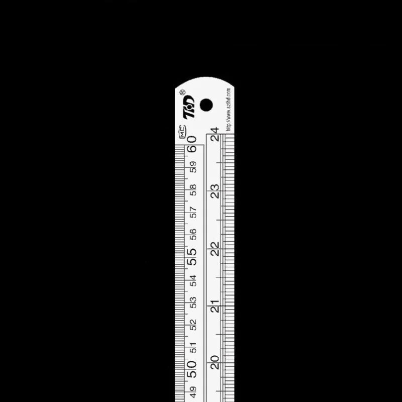 Double-Sided Stainless Steel Ruler