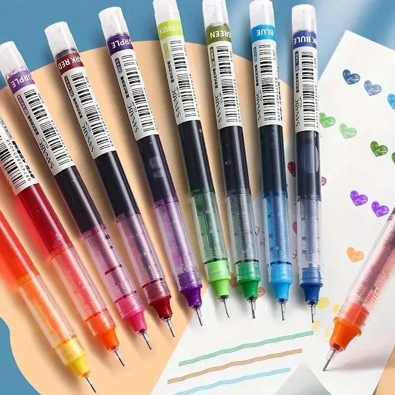 10-Piece Needle Tip Gel Pen Set