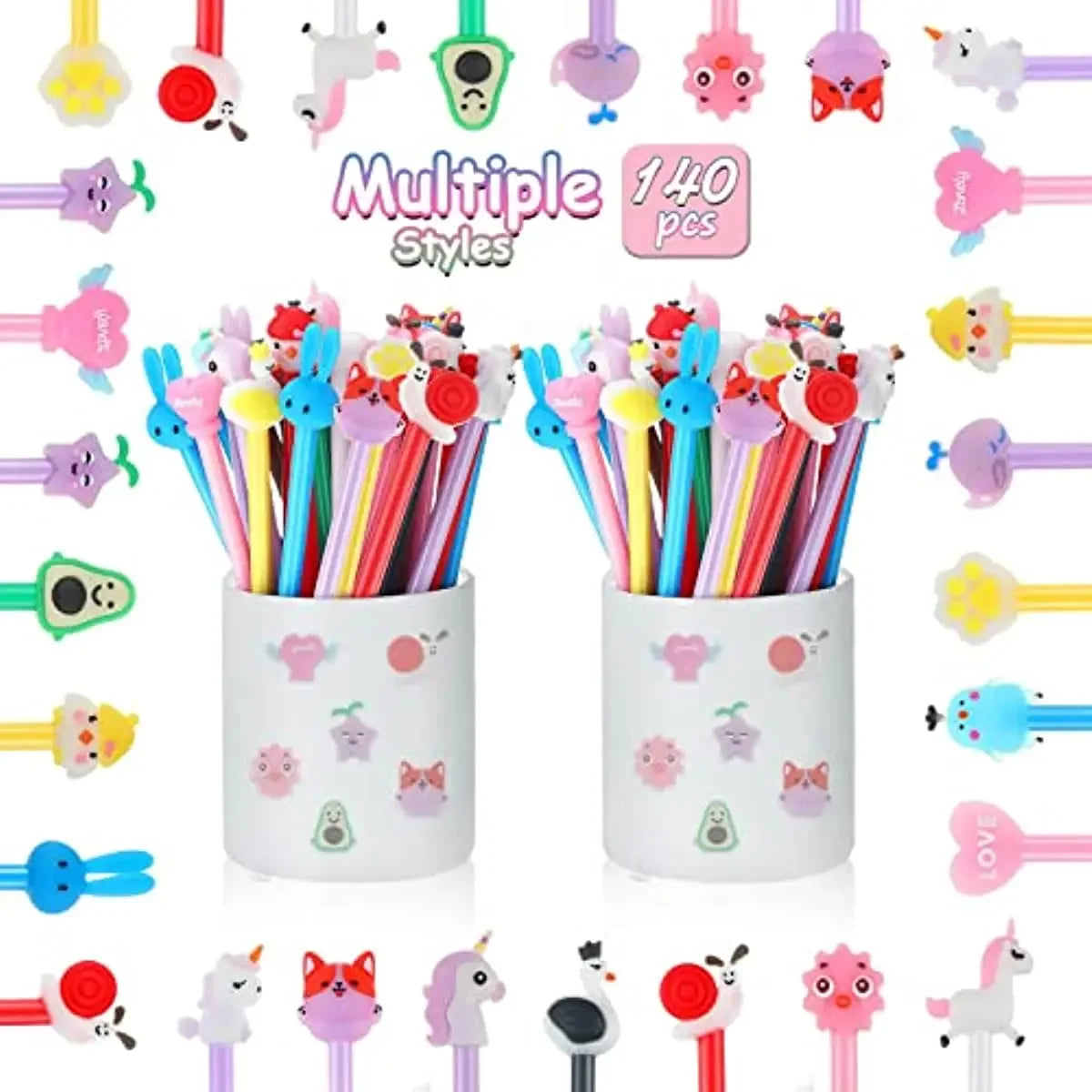50 Pcs Mixed Gel Ink Pens