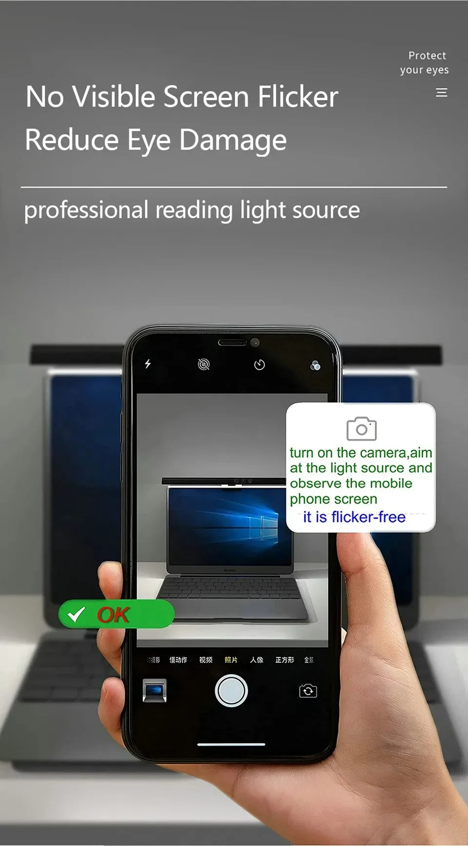 LED Desk Lamp Monitor Light Bar