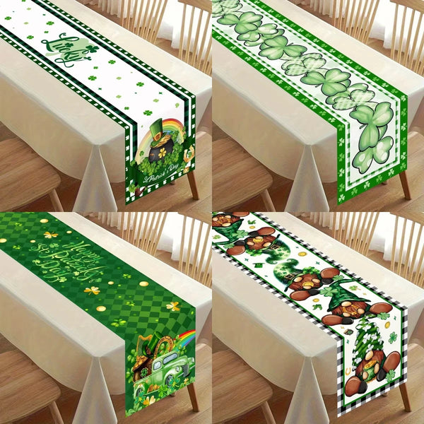 St. Patrick's Day Clover Table Runner