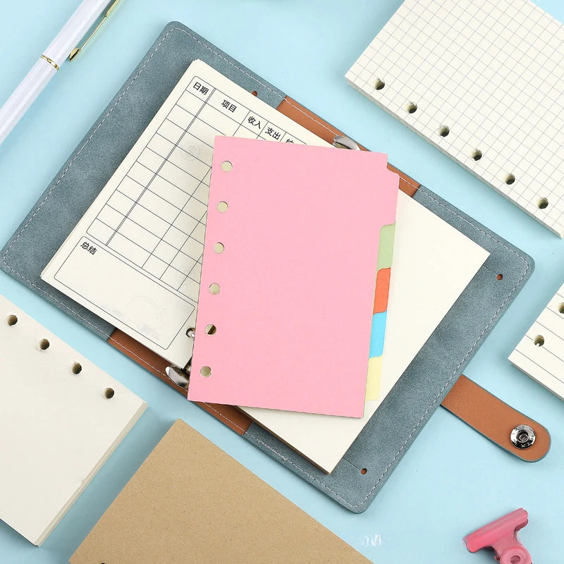 A7 Loose Leaf Refill Paper – 6-Hole Binder Pages for Planners & Journals