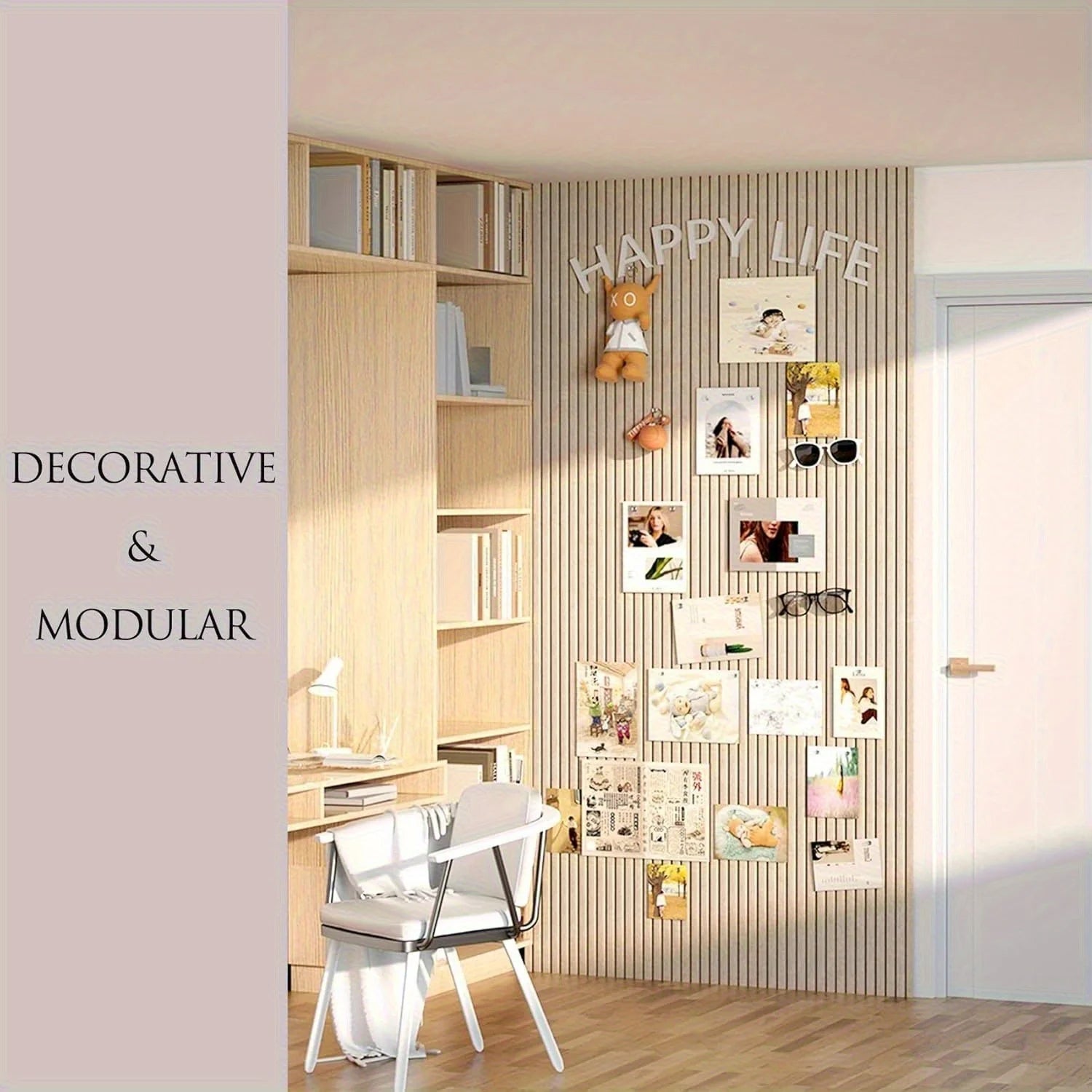 Large Bohemian Felt Wall Tiles