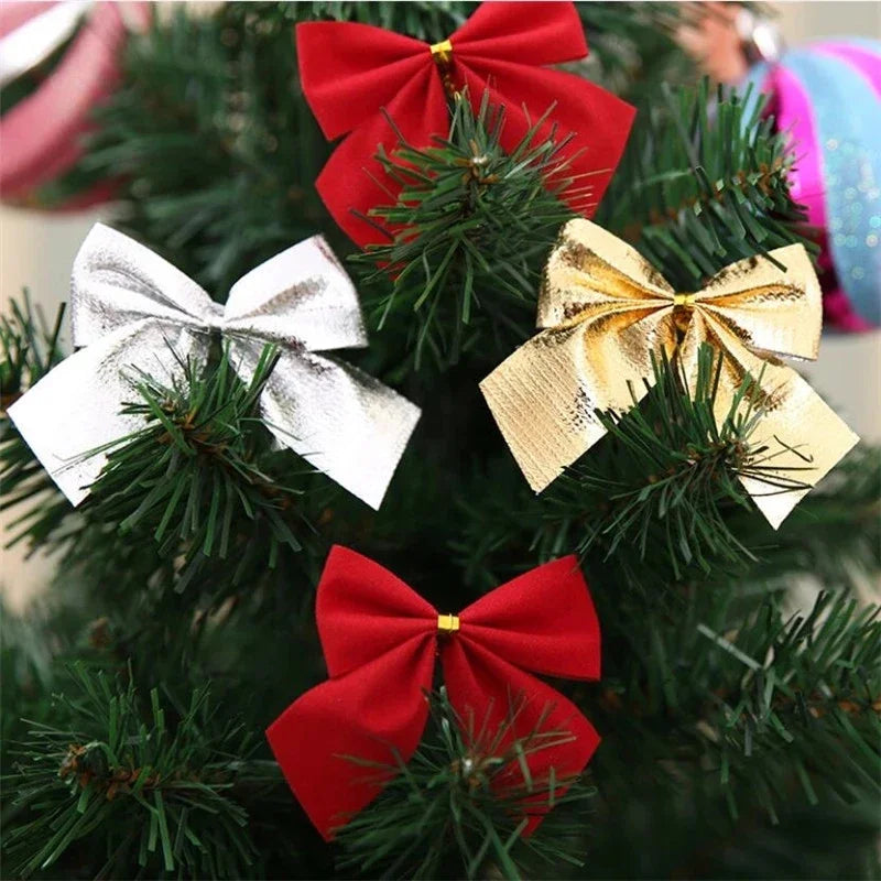12pcs Mini Christmas Bows