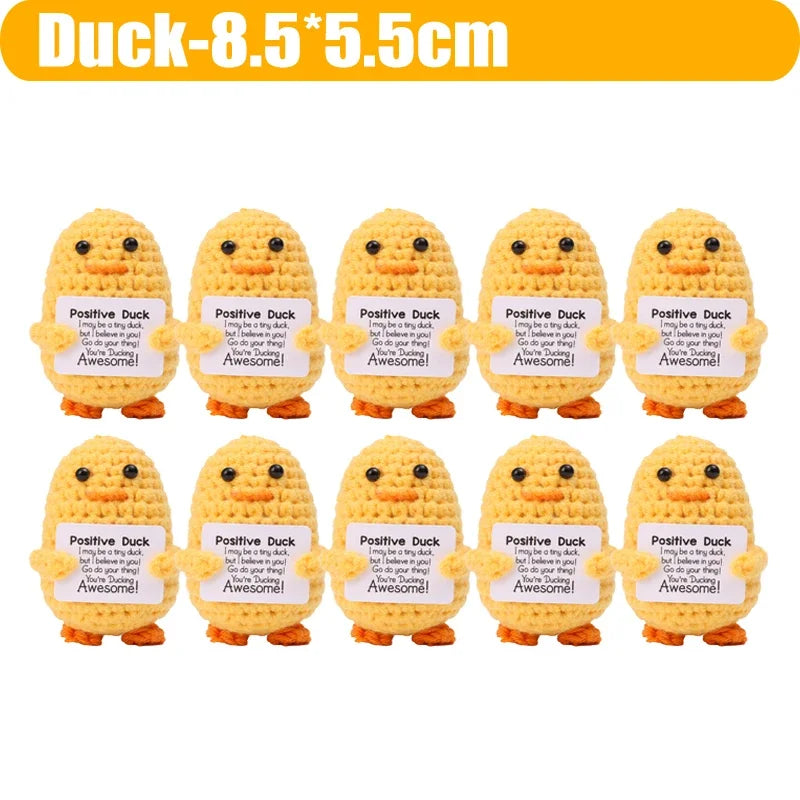 Funny Crochet Positive Energy Doll Set