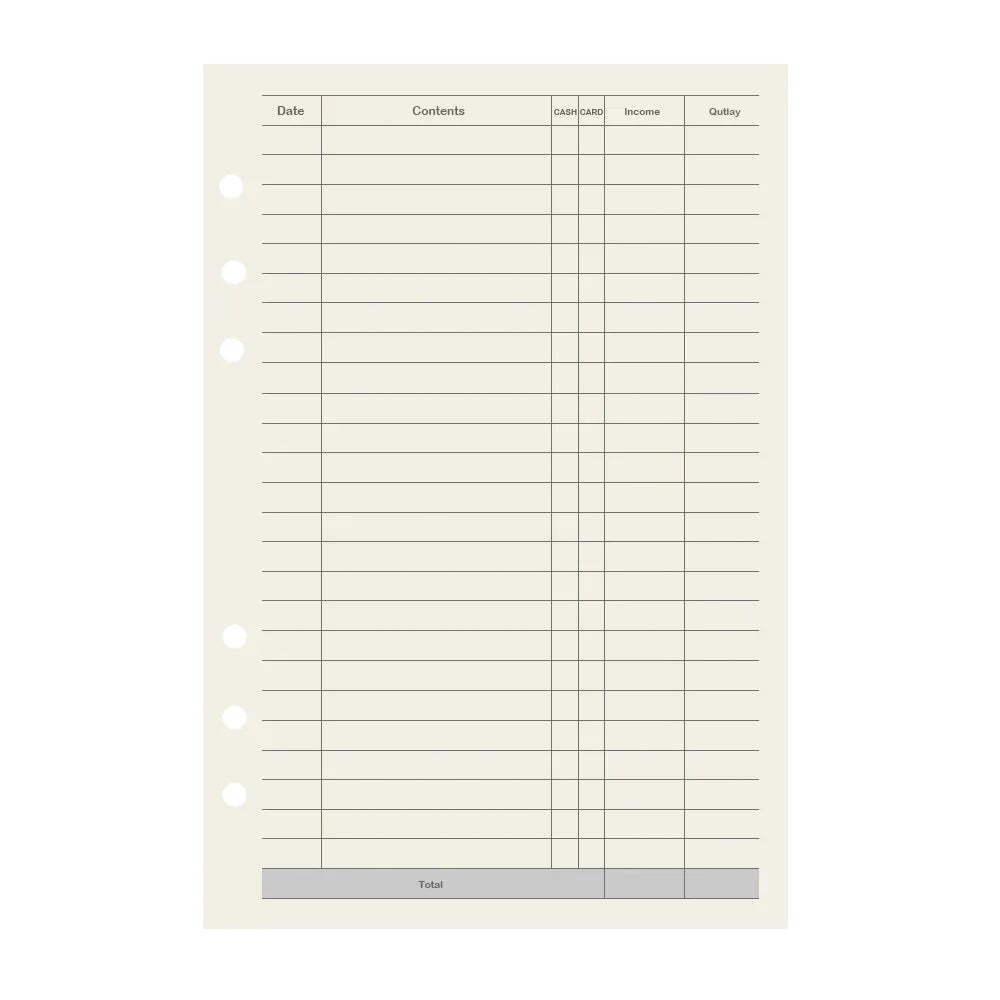 Loose Leaf Notebook Refill Paper Set