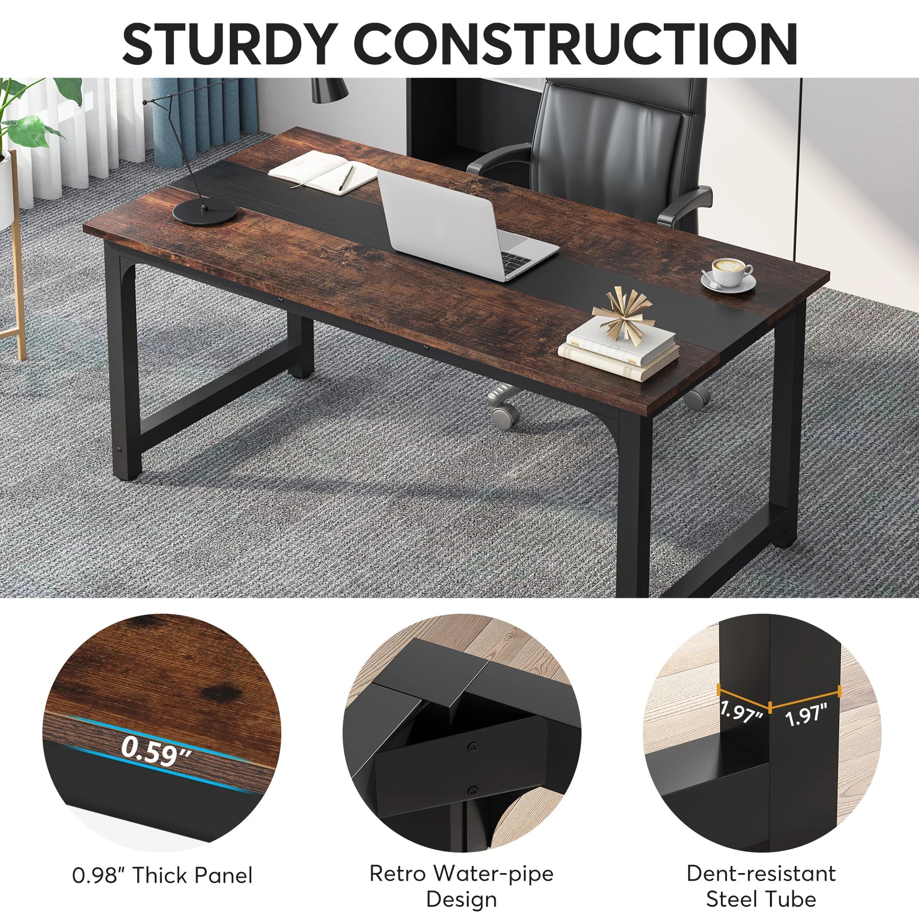 Tribesigns Large Office Desk