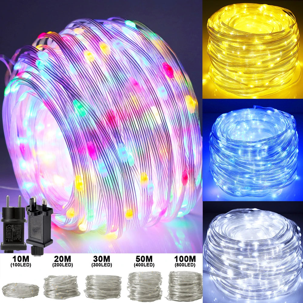 8-Mode Waterproof LED Fairy Lights