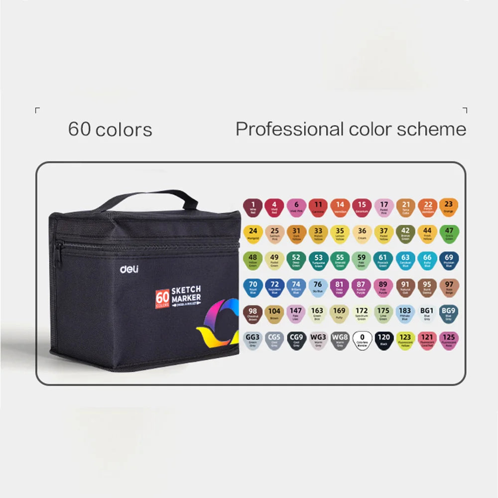 Deli Colored Markers Set