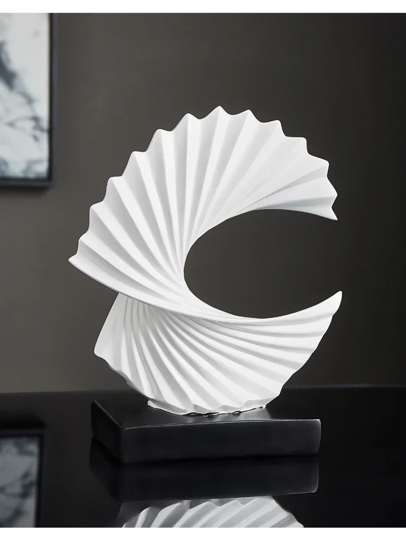 Modern Abstract Resin Sculpture Home Décor
