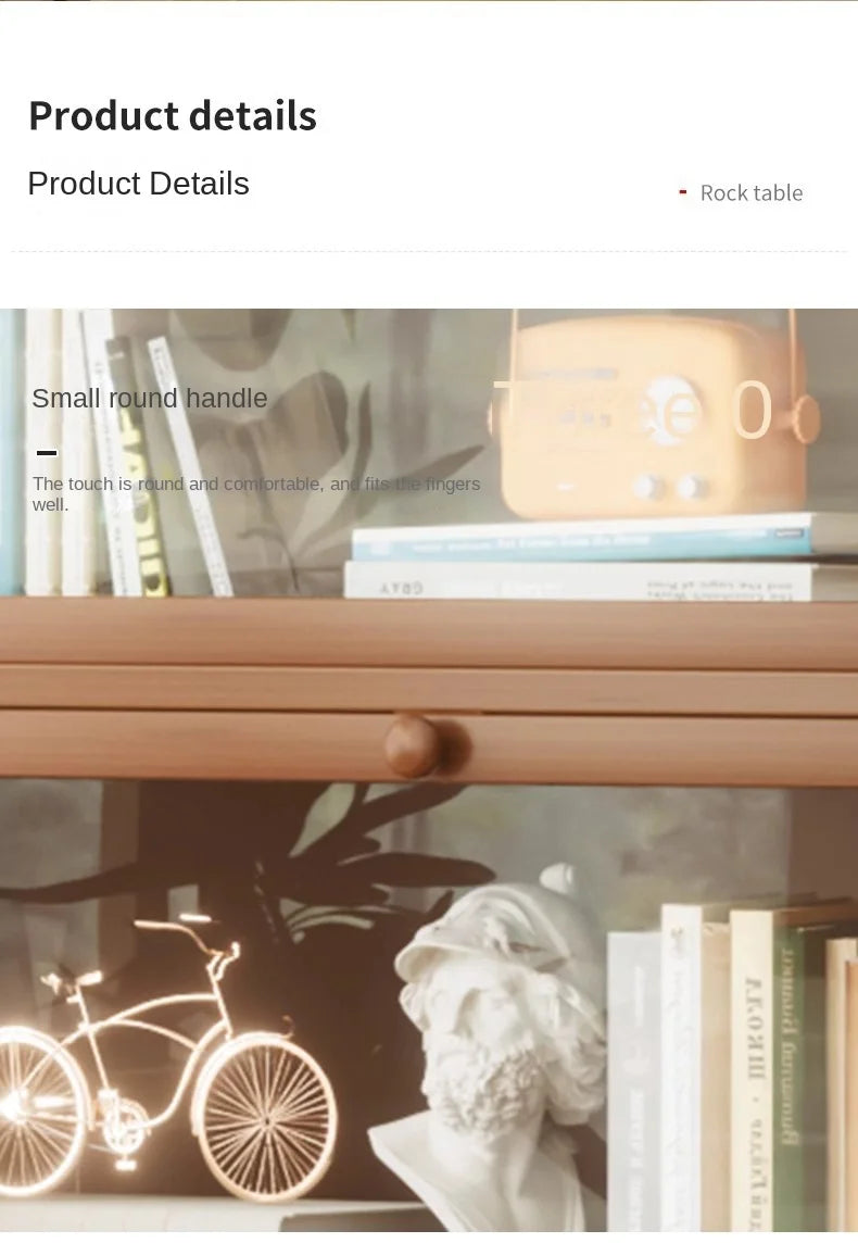 Floor-Standing Bookshelf with Doors