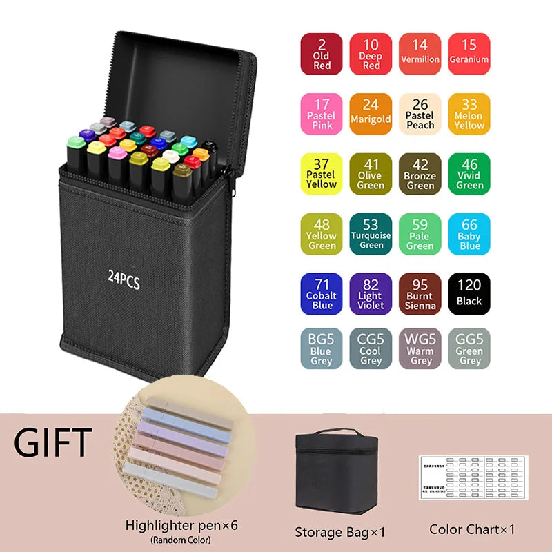 Alcohol Drawing Marker Set